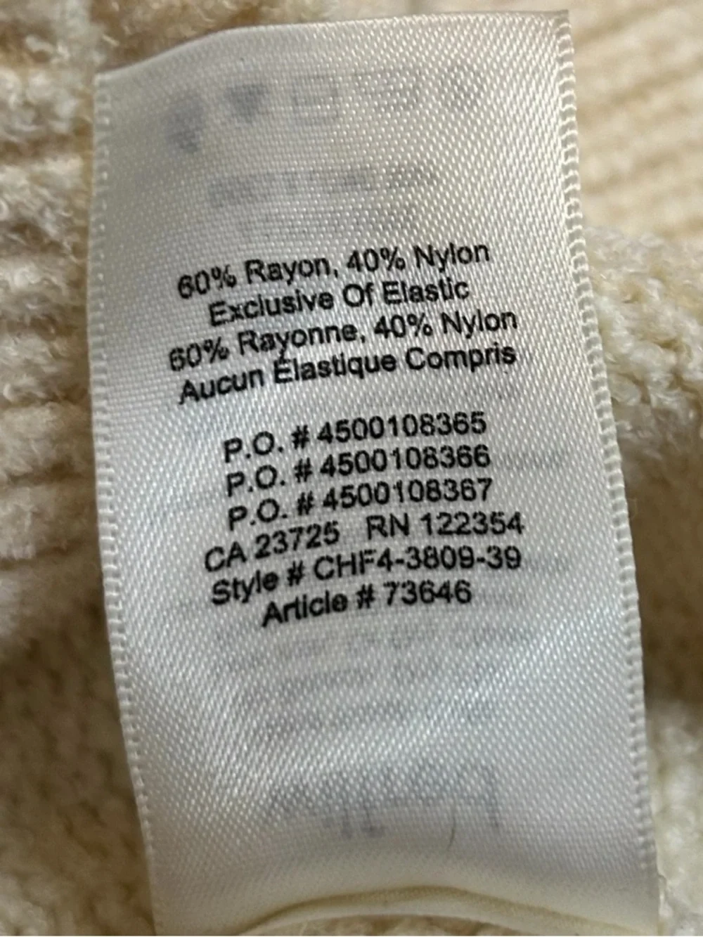 Aritzia Wilfred Ingrid Sweater- Cream Mock Neck- Size XS - Picture 10 of 12